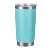 20 オンス タンブラー bebiendo tazas vaso con taba de sello vino acero inoxydable Copa aislada de vidrio Viaje 18 色 FY4412