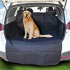 أكبر 2IN1 سيارة ماء ماء SUV Hatchback خلفية المقعد الخلفي تغطية PET Dog Boot Mat parge bumper pumper protector HKD230706