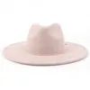 Cappello Fedora per donna 9,5 cm a tesa larga Panama Jazz Cap Vintage Uomo Panama Trilby Cappellino formale per feste