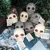 Dekompressionsleksak Gotisk Squeeze Skull Toy Fidget Toys Stressavlastningsventil Knådning Dekompressionsleksak Roliga Halloweenleksaker för barn Presenter 230705