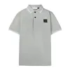 Été loisirs temps confortable hommes Polos Simple broderie Logo solide Polo marque de mode Couple à manches courtes SS