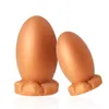 Gold Dragon Egg Anal Plug Butt för Kvinna Män för Avancerade Spelare Stimulator 3 Sexleksaker i olika storlekar Enorm Plug230706