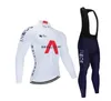 Conjuntos de camisas de ciclismo masculinas de manga comprida conjunto respirável para mountain bike 230706