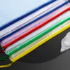 Filing Supplies 5 Pcs Plastic Colorful File Bag Portable Zipper Office School A3A4A5A6 Clipboard Folder Student Examination Paper 230706