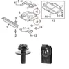 Nieuwe 20 stks auto U-klem zelftappende Schroeven Tikken Bouten M6 Motorkap Bumper Fender Liner Retainer Fastener Schroeven Onderdelen