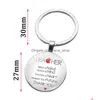 Key Rings Teach Chain Teacher는 손을 잡고 손을 열고 마음을 가르치고 Heart Cabochons Glass Keychains Jewelry Accessories 선물 Deliv Dhwxz