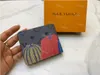 Real Leeather rosalie victorine wallet luxury Donna portamonete porta carte portachiavi Uomo Borse firmate Portachiavi CardHolder piccoli portafogli da viaggio Pochette Box