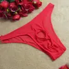 Underpants Sexy Lingerie Gay Men Mesh Underwear Briefs Open Front Penis Pouch Hole Hollow Out Transparent Male Sissy Panties