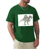 Polo da uomo Spinosaurus con t-shirt sax contralto Abbigliamento estetico ad asciugatura rapida Felpe Short Black T For Men