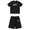 Short Summer Sleeve T Shirt Mens Shorts Suit Trapstar Designer Tshirt American Hip Hop Sweatshirt Cotton Tshirt Pant Set Oversize Advanced D C19