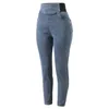 Женские джинсы Женщины с высокой талией упругие брюки.