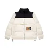 Chaquetas para hombre Chaqueta de plumón de marca americana Hombre Mujer Invierno Cálido Pesado con capucha Puffer Moda Marca de lujo Abrigos unisex con pluma de ganso blanco Pzoz