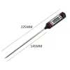 Stainless Steel BBQ Meat Thermometer Kitchen Digital Cooking Food Probe Hangable Electronic Barbecue Household Temperature Detector