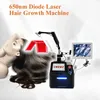 Apparecchiatura di bellezza professionale 650nm Laser a diodi a basso livello Macchina per la ricrescita dei capelli Luce rossa Trattamento anti-perdita di capelli Rilevazione del cuoio capelluto Analizzatore indolore