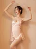 Women's Sleepwear Summer Ladies Sexy Dress Lace Nightgown Lingerie Backless Suspender Pajama