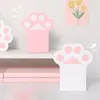 Objets décoratifs Figurines 2pcs Creative Cat Paw Serre-livres Kawaii Antiskid Book Organizer Support de bureau Papeterie coréenne Fournitures de bureau scolaire 230705