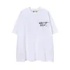 Men Tshirt Designer Tracksuit Clothes Quality Printed Women Cottons Round Neck Summer Black White Fashion T Shir