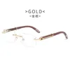 Fashion carti top sunglasses 2023 new wooden bow men and women fashion optical glasses with original box