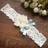 wedding vintage garter pearl