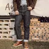 Fbc-0001 Czerwone Tornado Przeczytaj opis 14 uncji Indigo Selvage Spodnie One Washed Sanforized Gruby Raw Denim Klamra Jean2983