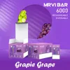 Mrvi Bar 6000 Disposable Vape Pen E Cigarette Device With 650mAh Battery 13ml Pod Prefilled Catridge rechargeable crystal bar