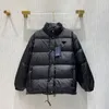 Piumino alla moda da donna con maniche rimovibili Giacche imbottite in cotone invernale Parka con logo lettera Giacche da esterno Cappotto Streetwear Abiti caldi