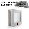 Cat Carriers Smart Pet Door 4 Way Locking Security Lock ABS Plastic Small Dog Switch Flap Direction Doors Controllable Supp V0Y7