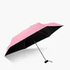 Parapluies Pliable Mignon Parapluie Portable Coupe-Vent Pluie Femmes Parapluies Plage Poche Parasol Pliant Parasol Facilement Ranger