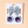 2pc bébé marguerite fleur lunettes de soleil garçon fille photographie accessoires Nylon bandeau pique-nique oeil chapeaux bohême plage bord de mer lunettes de soleil