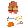 Narzędzia warsztatowe kostium inżynierski dla dzieci robotnik budowlany Cosplay doświadczenie zawodowe odzież zestaw mundurków 230705