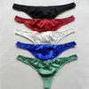 ВСЕГО-5pcs Новый стиль 100% чистый шелк Men039; S grings thongs bikinis Размер нижнего белья S M L XL 2xl W25-39 285W