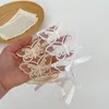 20 stk/partij Nieuwe Witte Kant Vlinder Hoofdband Baby Meisjes Bloem Hoofdband, Kid Satijnen Lint Haar Boog Hoofdbanden voor Doop voor Babies