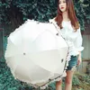 Regenschirme Sonne Spitze Regenschirm Regen Frauen Sonnenschutz Faltschirm UV Klar Prinzessin Winddicht Dekoration Geschenk