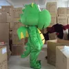 2018 Discount factory Yoshi Dinosaur mascot costume Adult size green Dinosaur cartoon costume Party fancy dress2281