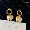 Love Eardrop Gold Boucles d'oreilles pour femme Designer Stud avec boîte-cadeau Lettre Boucle d'oreille Bijoux