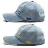 Ballkappen 2 stücke Baseballmütze Männer Frauen Stickerei Brief Denim Snapback Hut Casquette Sommer Sport Hip Hop Unisex Hüte im Jahr 2023