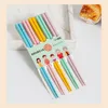 Chopsticks Tableware Alloy Solid Color Design Meal More Healthy Household 2023 Simple Is Not