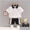 Ensembles de vêtements Ensemble de vêtements pour bébé T-shirt Shorts Toddler Casual Enfants Survêtement Enfants Garçons Cartoon 2Pcs / Set Drop Delivery Maternité Dhzhd