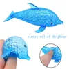 Decompression Toy Funny Fidget Toys Spongy Dolphin Bead Stress Ball Toy Squeezable Stress Reliver Toy Squishy Antistress Toys For Children Kids 230705