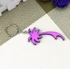 Aluminium legeringsopeners Multi Color Palm Tree Shape Keychains Beer Soda Can Bottle Opener Key Ring Huishoudelijke keukengereedschap SN4417