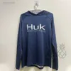 釣りアクセサリー HUK フィッシングシャツパフォーマンスフィッシングパーカー日焼け止めシャツサンシールド長袖シャツ UPF50 ドライフィット速乾フィッシングジャージ HKD230706