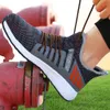 Lichtgewicht stalen teen veiligheidswerkschoenen Men039S schoenen Punctie Bewijs onverwoestbare sneakers Ademende werklaarzen schoenen 9415483