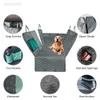 Köpekler için su geçirmez Pet Seyahat Taşıyıcı Kedi Köpek Yastık Koltuk Kapağı Bagaj Koruyucu Yatak Araba Arka Arka Mat HKD230706
