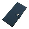 Wallets Wallet Men's Long Canvas Card Holder Magnetic Buckle Multifunctional Business Clutch Purse