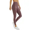 Pantalon actif Eté Nude Yoga Femme Taille haute Hip-lifting Course à pied Serré Élastique Pieds Sports Fitness