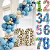 Autres Fournitures De Fête D'événement 73100cm Cadre De Ballon De Mosaïque De Nombre Vierge DIY 0-9 Boîte De Remplissage Grand Nombre De Panneau De Mousse pour Anniversaire D'anniversaire