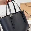 Designer handbag women's shoulder bag leather underarm bag new solid color large capacity tote bag classic alphabet shopping bag fashion handbag purse