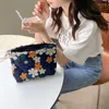 Cosmetic Bags 2023 Flower Embroidery Lace Bag Makeup Large-capacity Portable Wash Traveling Toiletries Storage Wallet