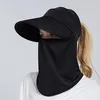 Brede Rand Hoeden Zomer Outdoor Zonnehoed Met Afneembare Nek Flap Cap Voor Vrouwen Meisjes