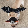 Chat Costumes 1 Set Excellent Chien Costume Halloween Chauve-Souris Ailes Chapeau Cosplay Polyester Décoratif